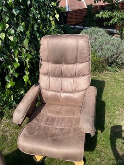 relaxační křeslo s podnožkou - 5