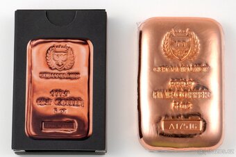 Germania Mint měděný slitek 10oz / 5oz - 5