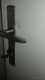 Kování dveřní RETRO + dveře činžákové + zámek - 5