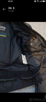 Kvalitní silná kožená moto bunda - 5