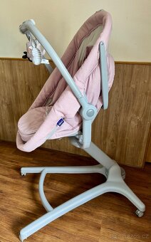 Kolébka, postýlka a židlička v jednom Baby Chicco Hug - 5