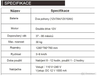 Dětské elektrické autíčko Jeep - 5
