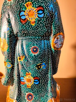 3 čínske sochy porcelán - 5