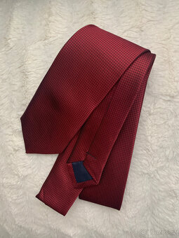 Kravata, vínové odstíny - 5