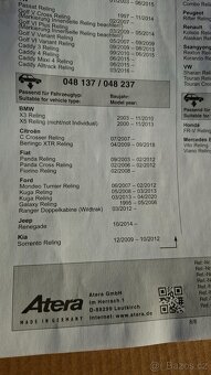 Střešní nosič Atera Signo RT AR048 237 - 5