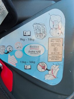 Autosedačka Britax Evolva 9-18 kg - 5