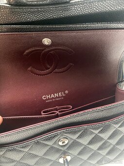 Chanel classic flap kabelka černá, caviar leather - 5