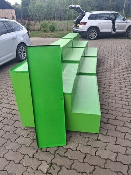 Dřevěný regál policový - 5