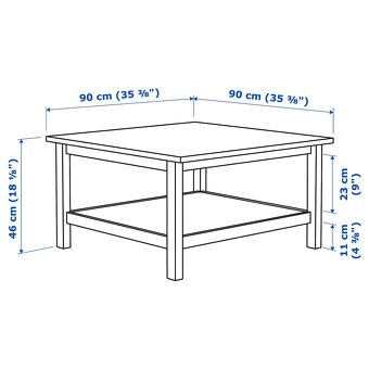 Konferenční stolek, Ikea, Hemnes - 5