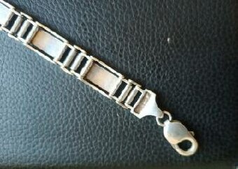 stříbrný náramek - 5