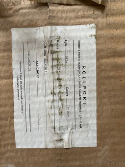 Shrnovací dveře/ zástěna, bílá 220x250cm - 5