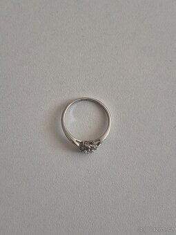 Prsten z bílého zlata - 5