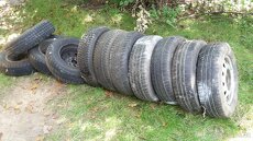 7 ks pneu 165/70 R13 včetně disků - 5