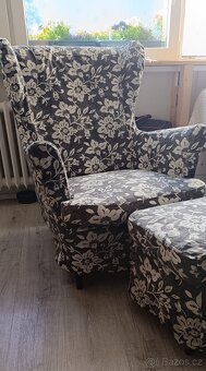 křeslo IKEA ušák Strandmon - 5