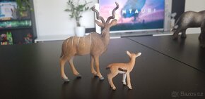 Schleich Safari antilopa kudu sup gazela alpaka surikata - 5