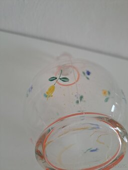 Skleněná karafa se čtyřmi skleničkami - 5