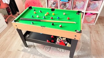 Game-Star hrací stůl s 15 hrami, multigame, odkládací prosto - 5