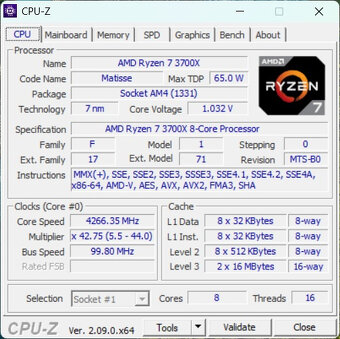 Herní PC - Ryzen 7, 16GB RAM, 1TB NVME, 6650XT 8GB, WIN11 - 5