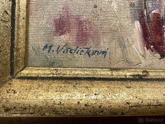 Obraz Květiny -olejomalba na plátně autorka: M.Vodičková - 5