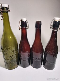 Sbírám - staré pivní láhve,půllitry,cedule,špuntovačku - 5