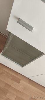 Komoda skříňka pod TV bila 150cmx90cm - 5