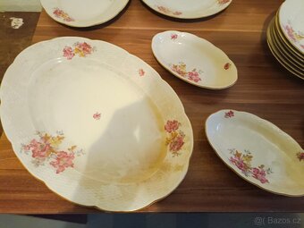 Porcelánový servis EICHWALD a Broušené skleničky - 5