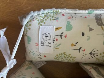 Hnízdečko, péřová zavinovačka, muchláček SOFIA made with lov - 5