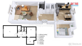 Prodej bytu 2+1, 58 m², Praha, ul. Biskupcova - 5