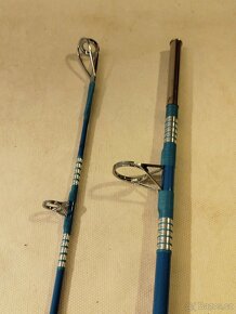 RARITNÍ DVOUDÍLNÉ RYBÁŘSKÉ PRUTY TOKOZ 7100 - 1,85 m - 5