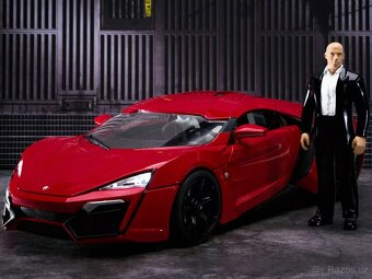 Lykan Hypersport 1/18 svitici s figurkou Toretto - 5