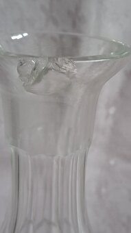 Secesní sklo karafa a sklenky - 5