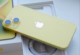 iPhone 14 Yellow BATERIE 100% TOP - 5