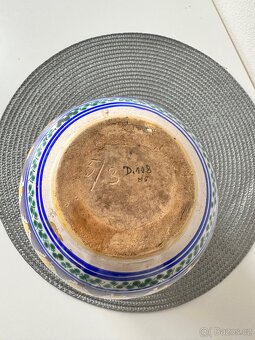 Keramický džbán ručně malovaný - signovaný - 5