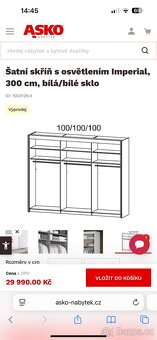 Šatní skříň - 3 metry - 5