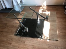 Designový konferenční skleněný stolek - 5