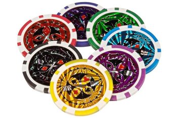 Poker set 1000 ks žetonů OCEAN Trolley, CHAMPION CHIP - 5