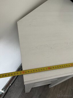 Ikea BRUSALI Rohový psací stůl - bílý OSOBNÍ ODBĚR CHROUSTOV - 5