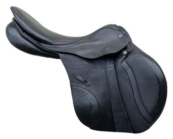 Prodám skokové sedlo Stübben Roxane MF spezial, posedlí 18" - 5