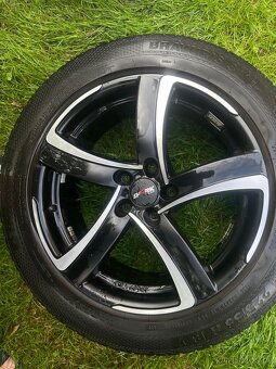 Alu kola ALUTEC SHARK DARK černé - leštěné čelo 8x18" 5x114 - 5