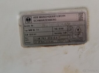 Klasická pračka WM 66 - 5