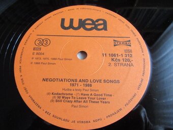 2LP Paul Simon - Negotiations and Love Songs - 5