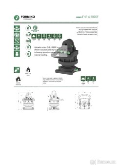 hydraulický rotátor FORMIKO 4,5t- doprava po ČR ZDARMA - 5