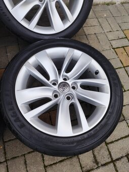 ALU 5x120 r18 OPEL + LETNÍ PNEU - 5