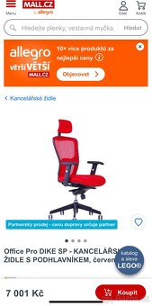 kancelářská židle Office Pro Dike - 2 ks - 5