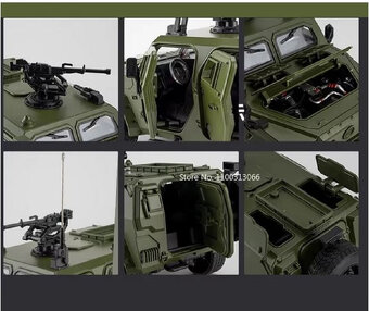 1:18 Rarita DONGFENG M-Terrain Off-road Light Sound - 5