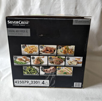 Digitální horkovzdušná fritéza XL; objem 5,2l - 5