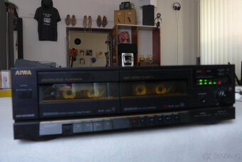 Tape Deck AIWA AD-WX505 Double +AudioKazety AIWA - 5
