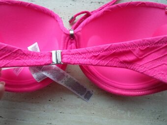 Růžové plavky plavková podprsenka 75C - 5