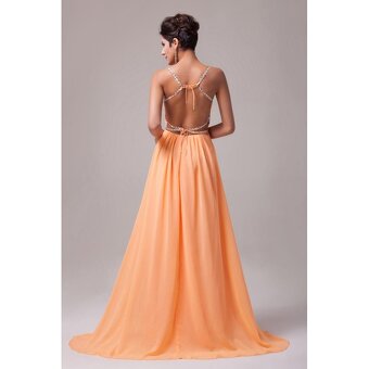 SPSPOLEČENSKÉ MATURITNÍ ŠATY S MALOU VLEČKOU vel.34/36 - 5