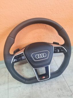 AUDI VOLANT - SPORTOVY S LOGOM S + AIRBAG + RS PADLA - 5